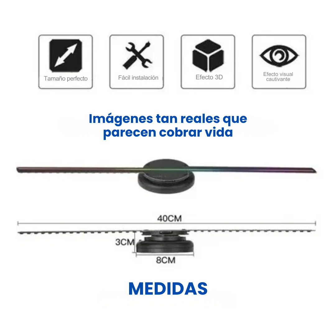 Miniatura 5 de PROYECTOR HOLOGRÁFICO DE IMÁGENES 3D