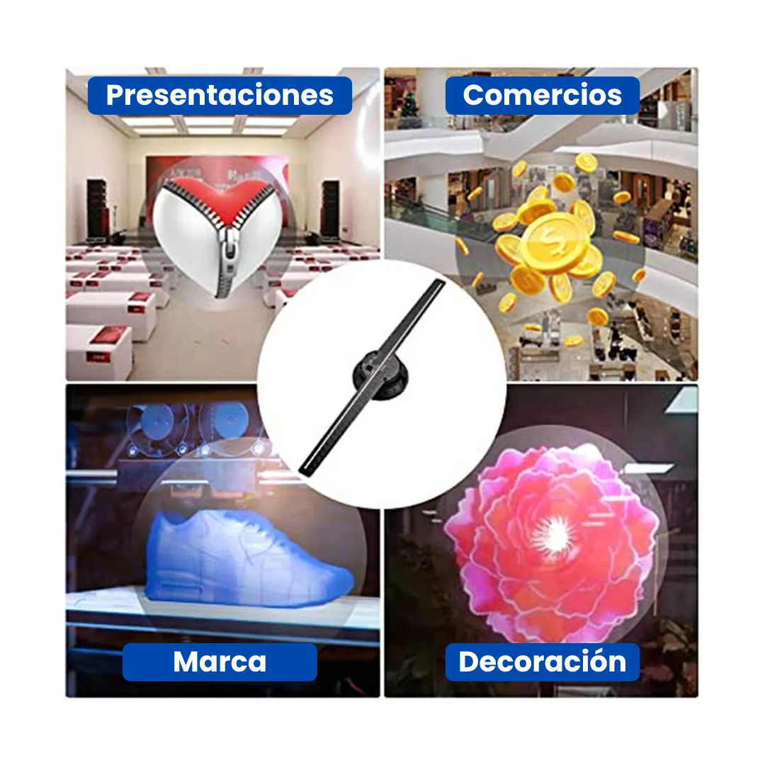 PROYECTOR HOLOGRÁFICO DE IMÁGENES 3D
