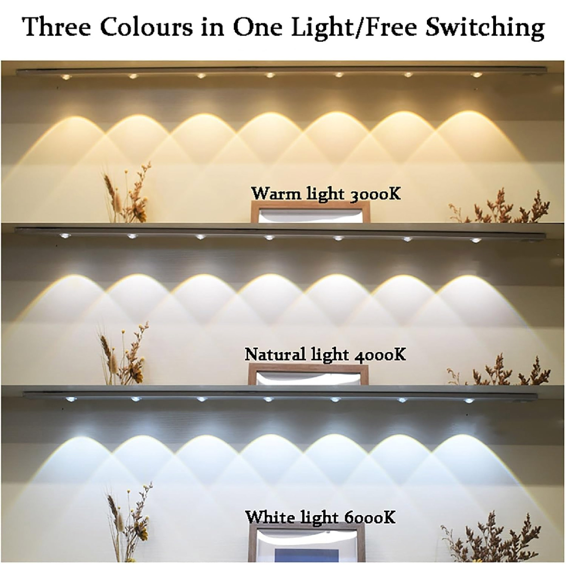 Miniatura 2 de Lampara Barra 6 Luces LEDs 110cm Sensor