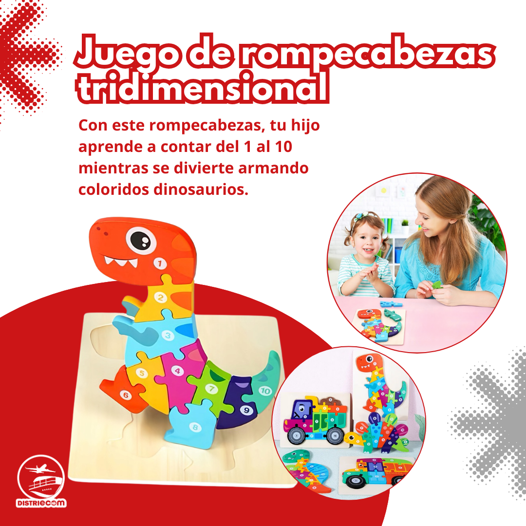 Miniatura 3 de JUEGO DE ROMPECABEZAS TRIDIMENSIONAL
