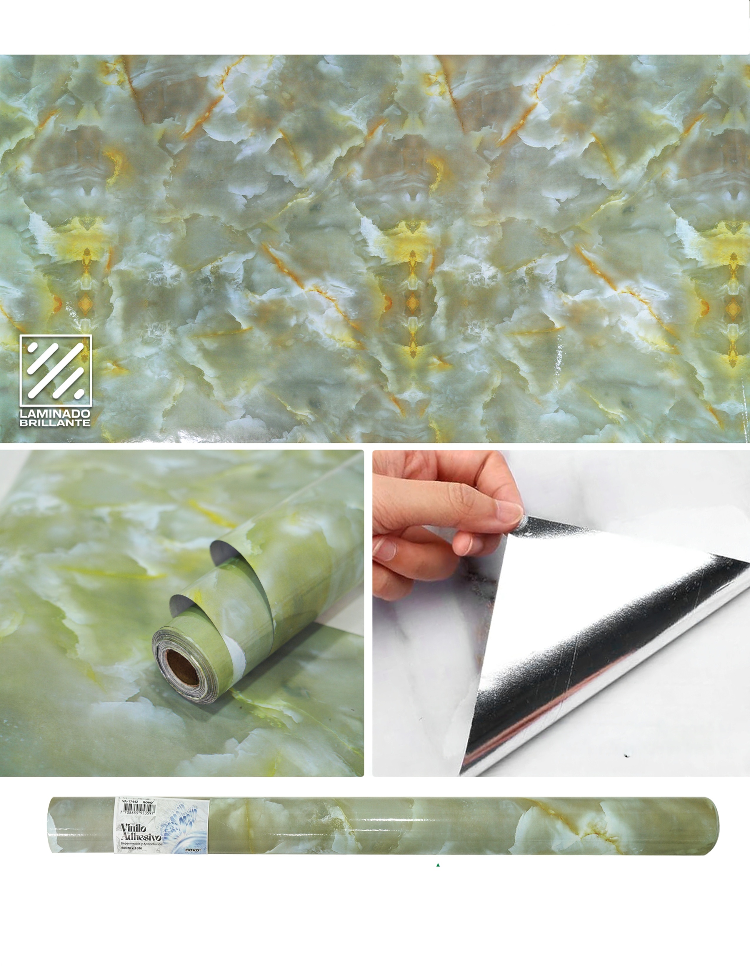 Papel Adhesivo Tipo Marmol VA-17442