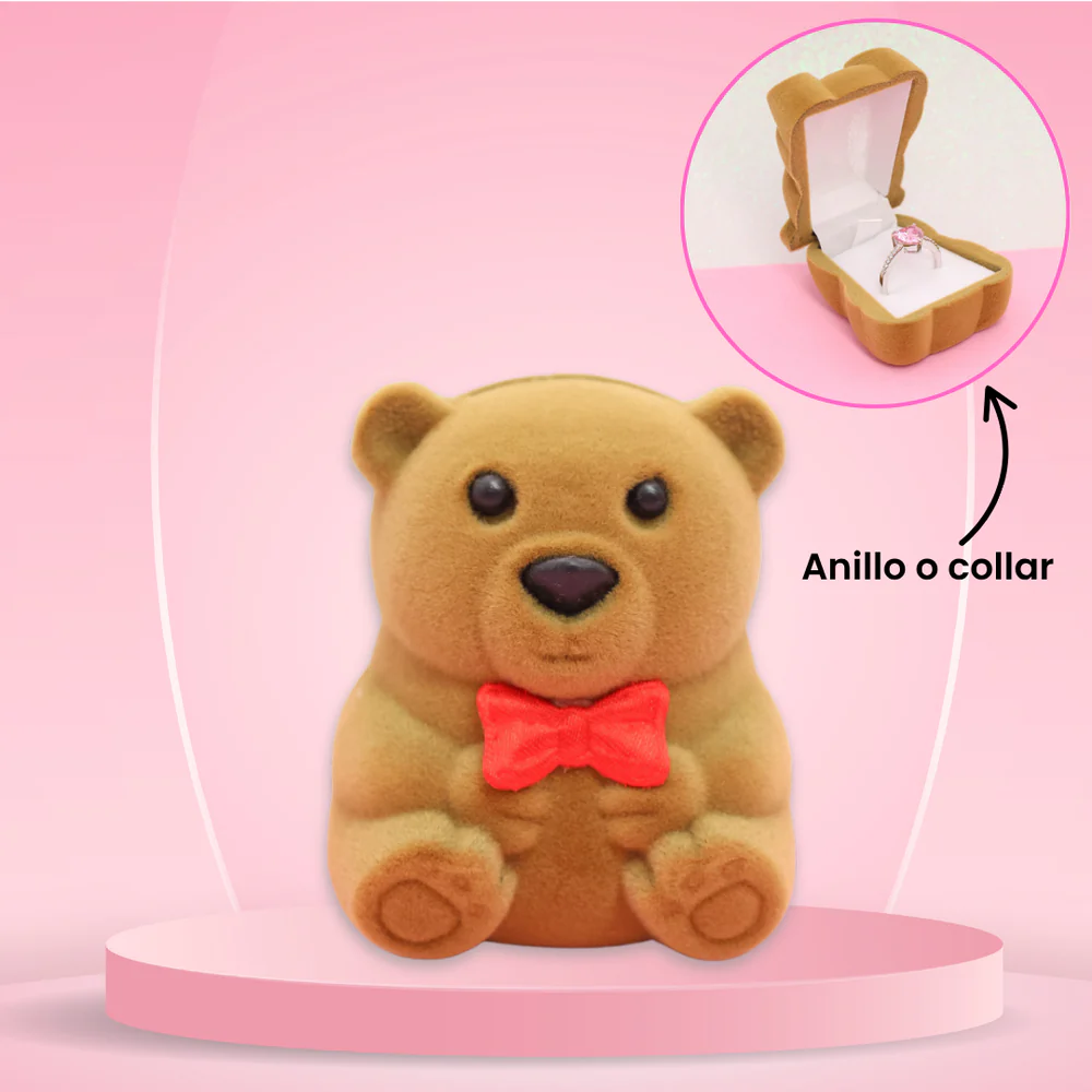 Miniatura 2 de Osito Caja de Lujo para Anillos o Collar