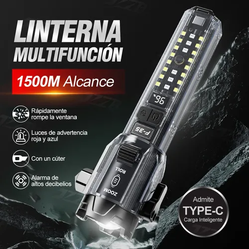 Miniatura 2 de LINTERNA CON ROMPE VIDRIO