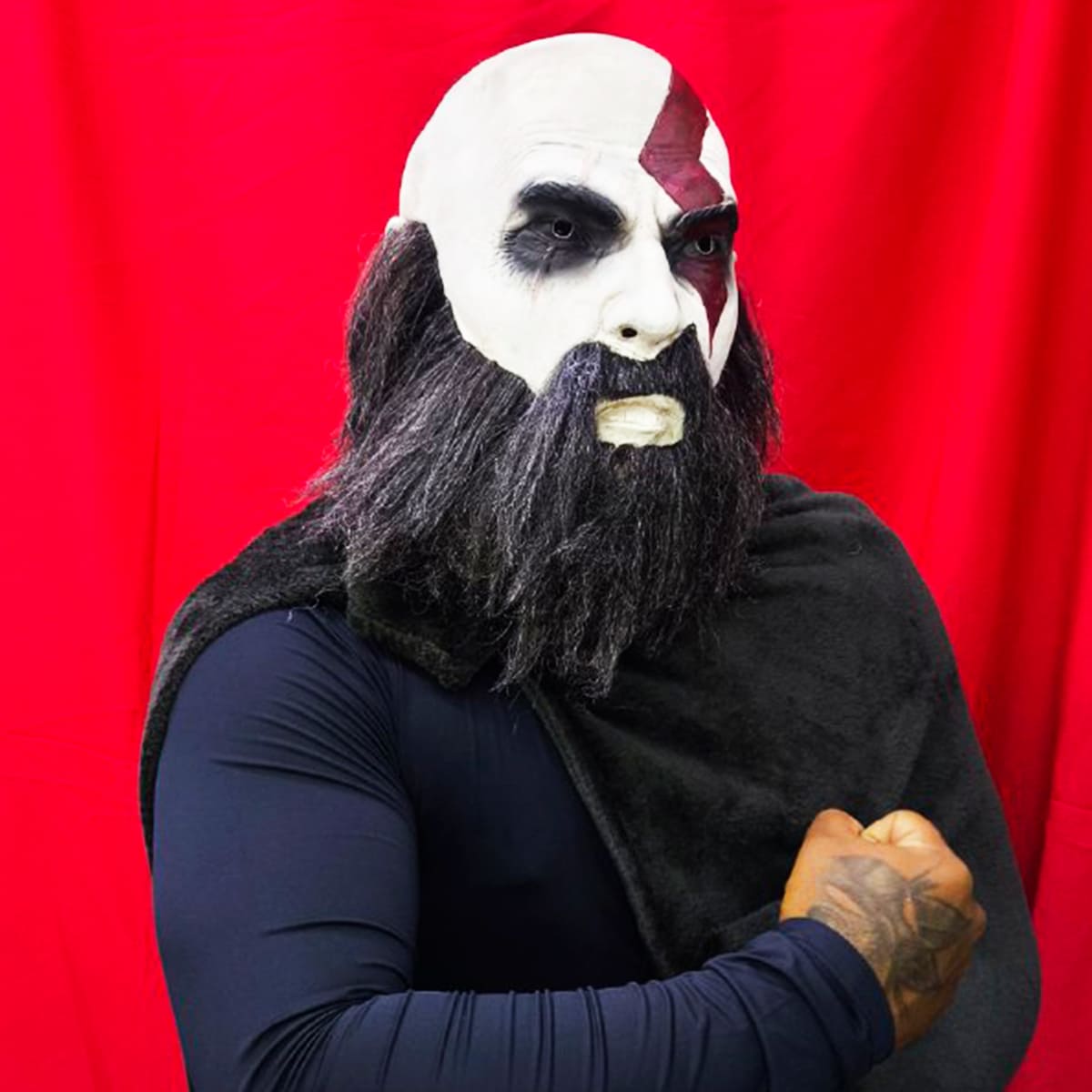 Miniatura 5 de Mascara Kratos God of War Latex MA-132