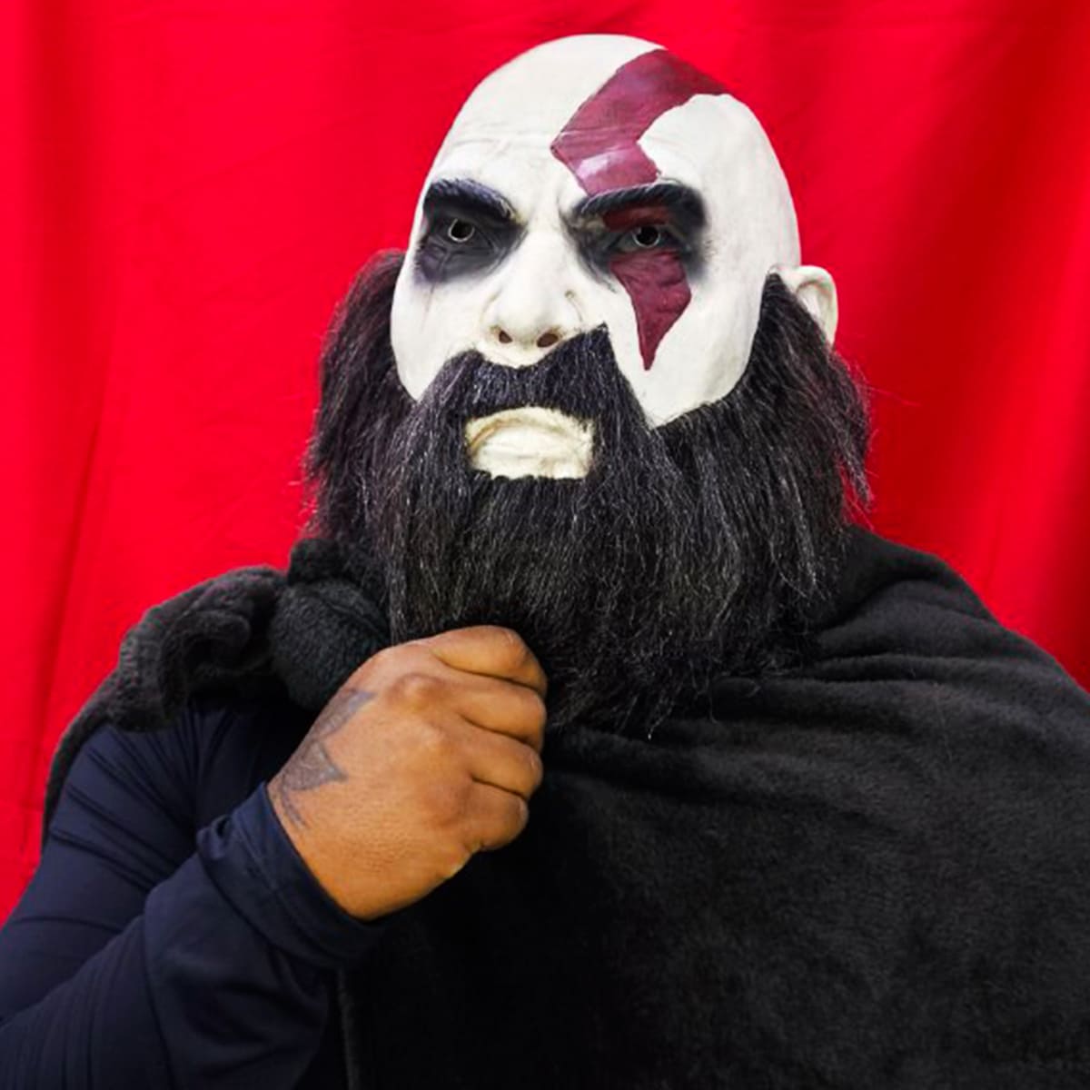 Miniatura 3 de Mascara Kratos God of War Latex MA-132