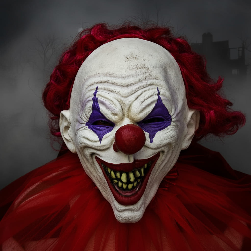 Mascara Payaso Terrorifico Latex MA-130