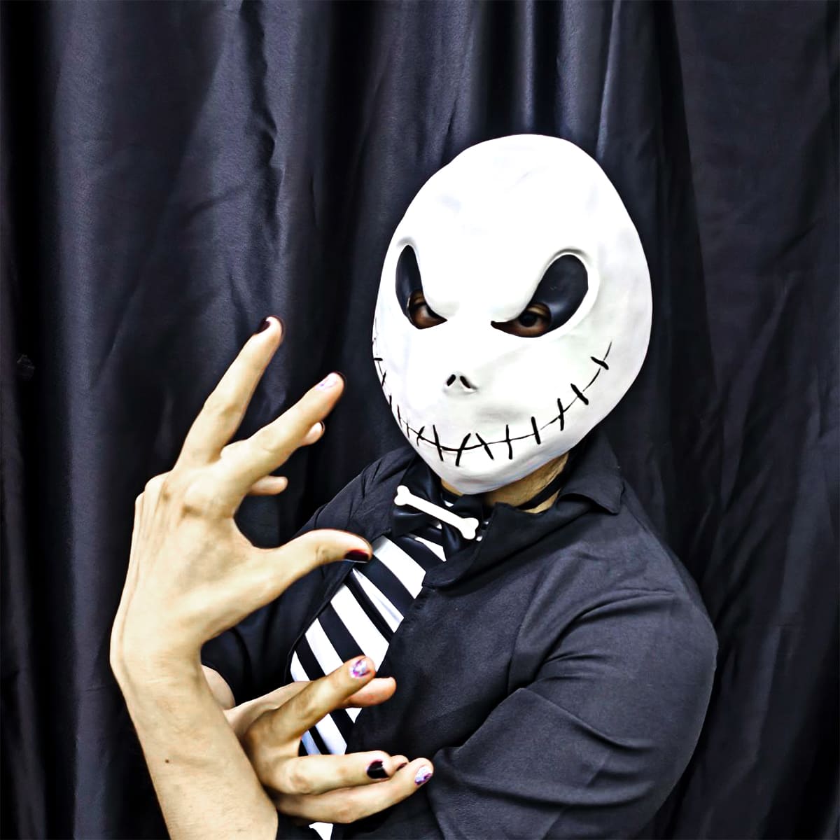 Miniatura 3 de Mascara De Latex Jack Halloween MA-133