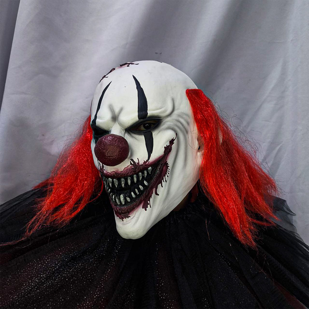 Mascara Latex Payaso Ojos Negros MA-134