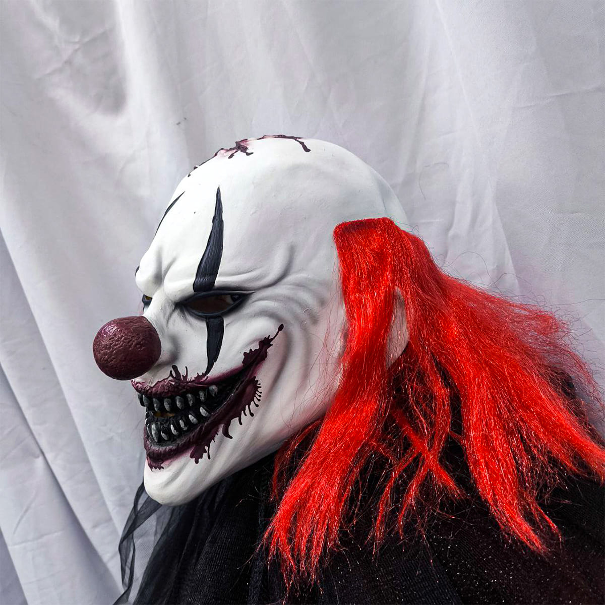 Miniatura 3 de Mascara Latex Payaso Ojos Negros MA-134