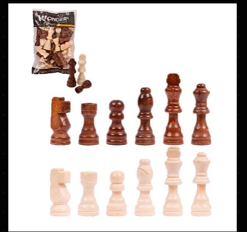 SET DE FICHAS PIEZAS PARA AJEDREZ