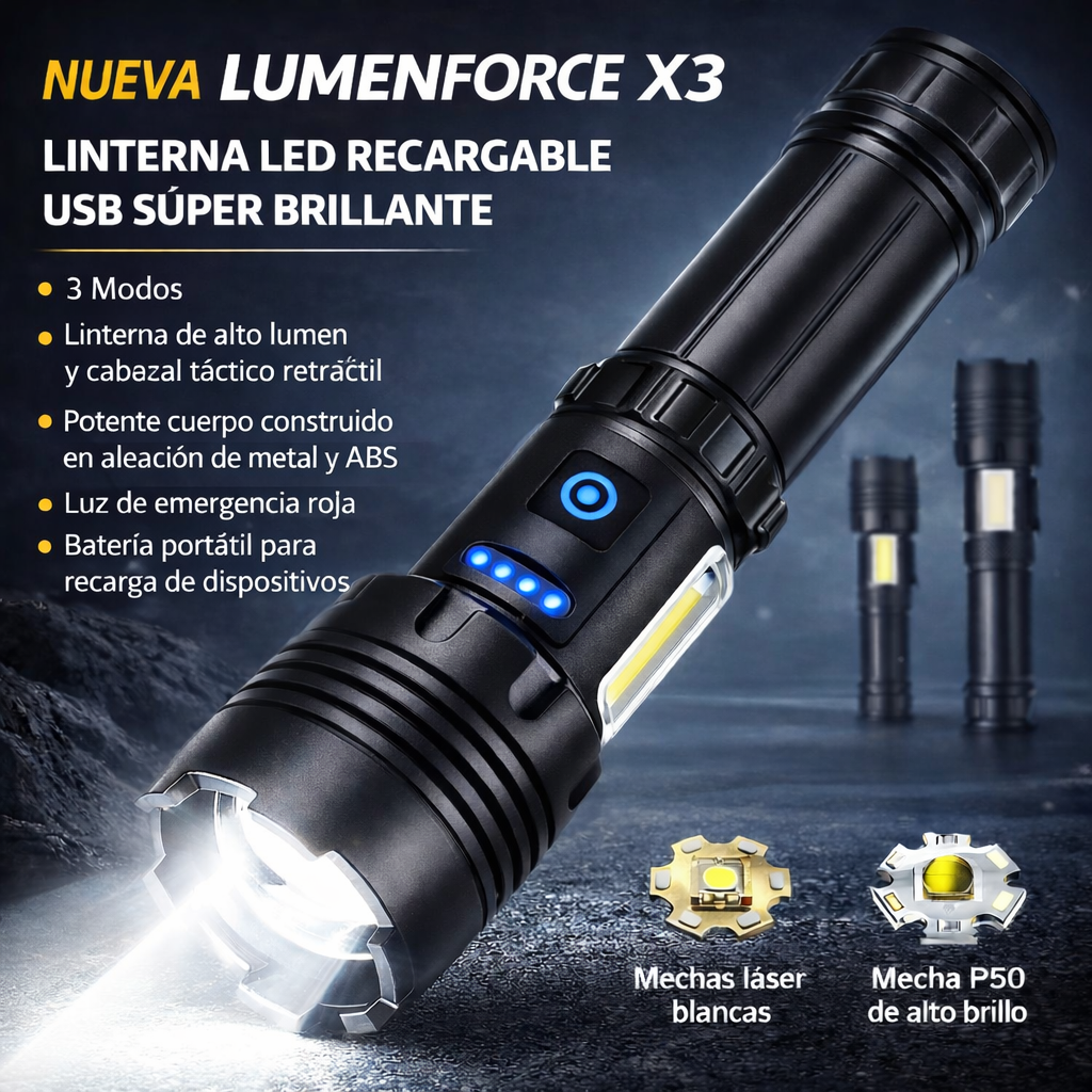 LINTERNA P50 FLASH ZOOM