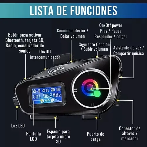 Miniatura 3 de INTERCOMUNICADOR Q58 MAX
