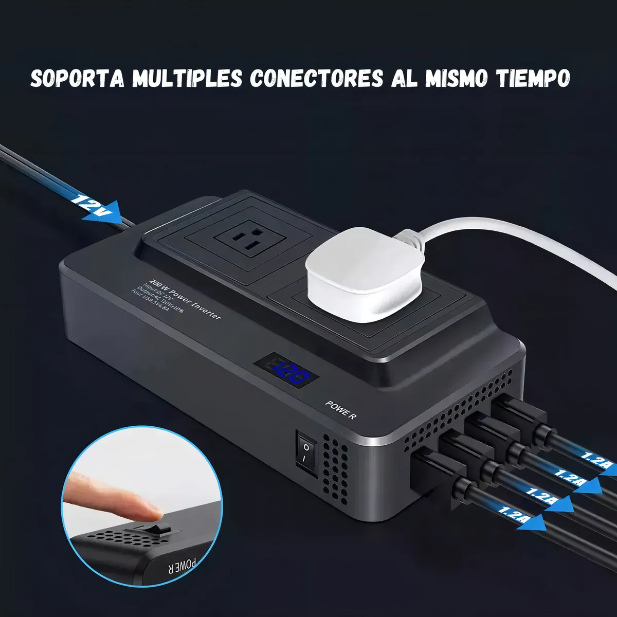 Miniatura 5 de INVERSOR DE CORRIENTE PARA CARRO