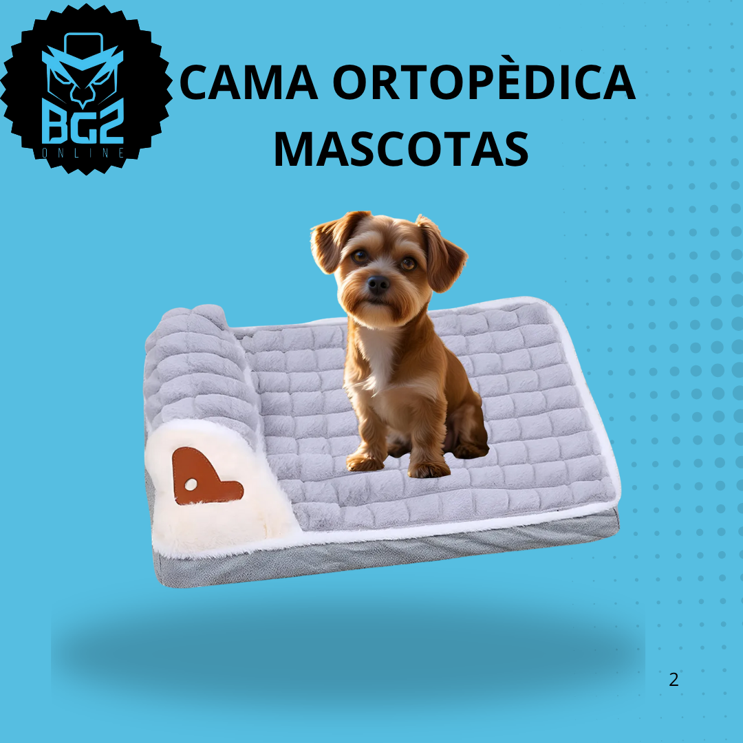 Cama Ortopédica Para Perros Espuma Viscoelástica