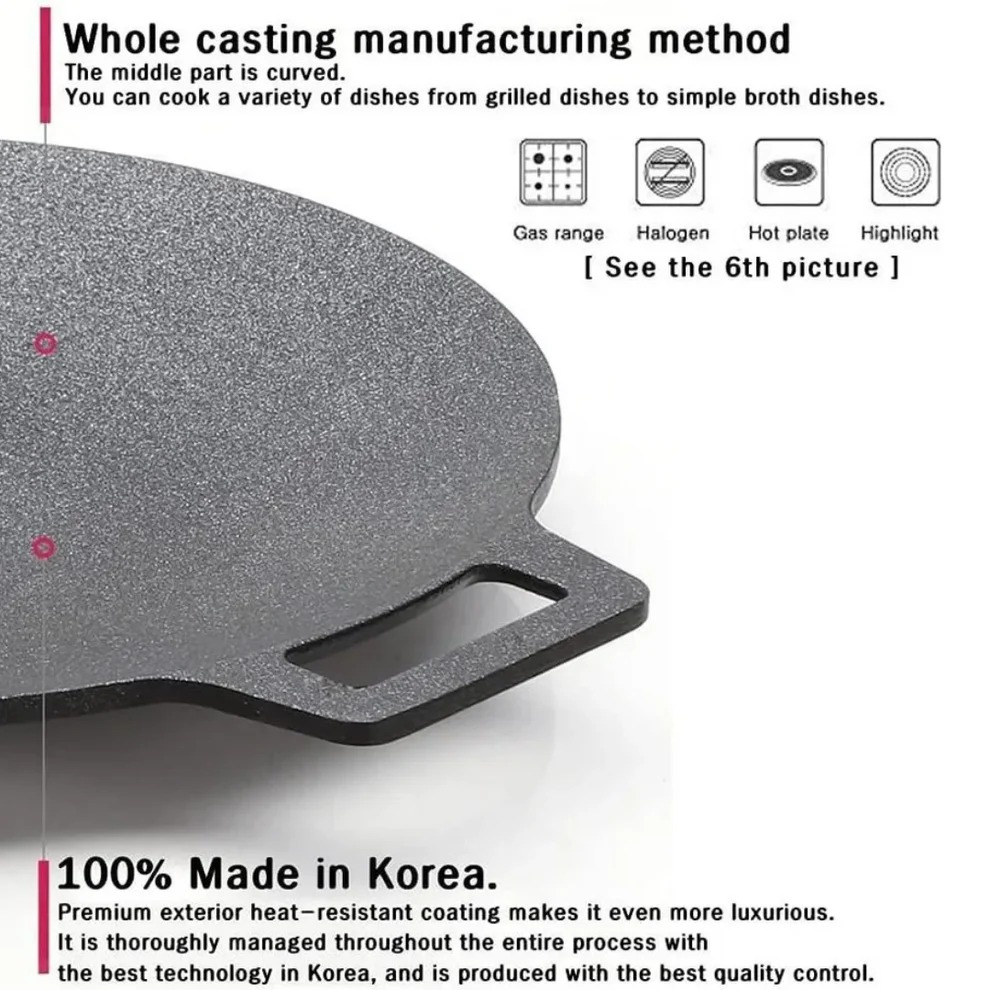 Miniatura 2 de Parrilla Antiadherente Coreana
