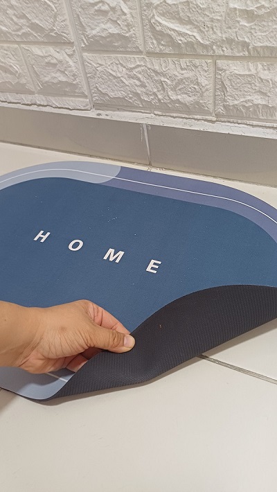 Miniatura 5 de TAPETE DE BAÑO OVALADO AZUL