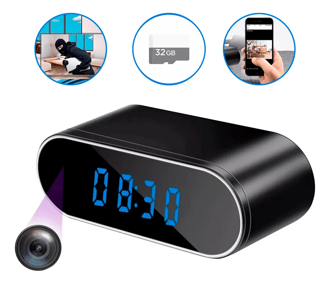CAMARA RELOJ ESPIA APP LOOCK