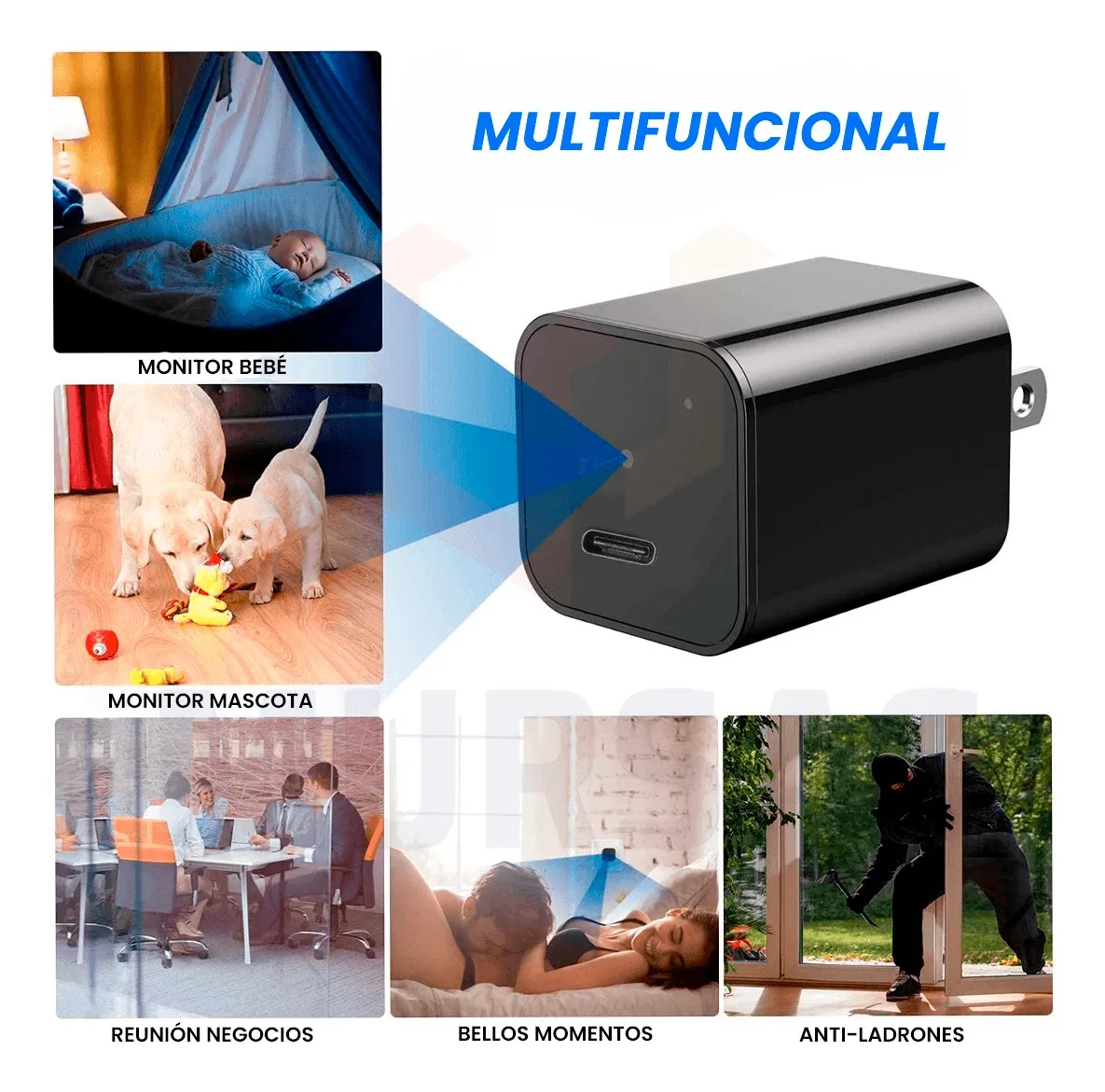 CAMARA CARGADOR ESPIA