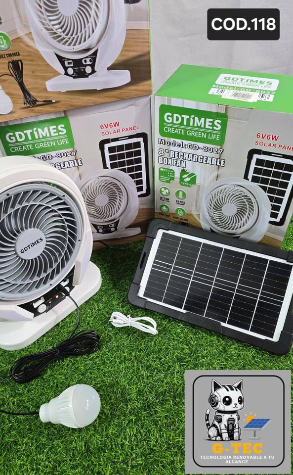 Miniatura 1 de VENTILADOR PANEL SOLAR