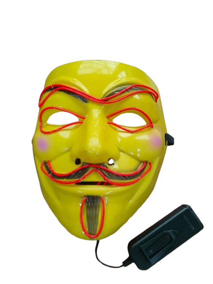 Miniatura 4 de Mascara de Anonimus Amarilla