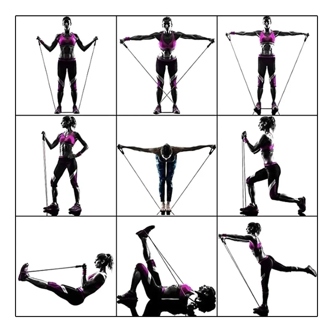 Miniatura 6 de Bandas De Resistencia Fitness Kit De5und