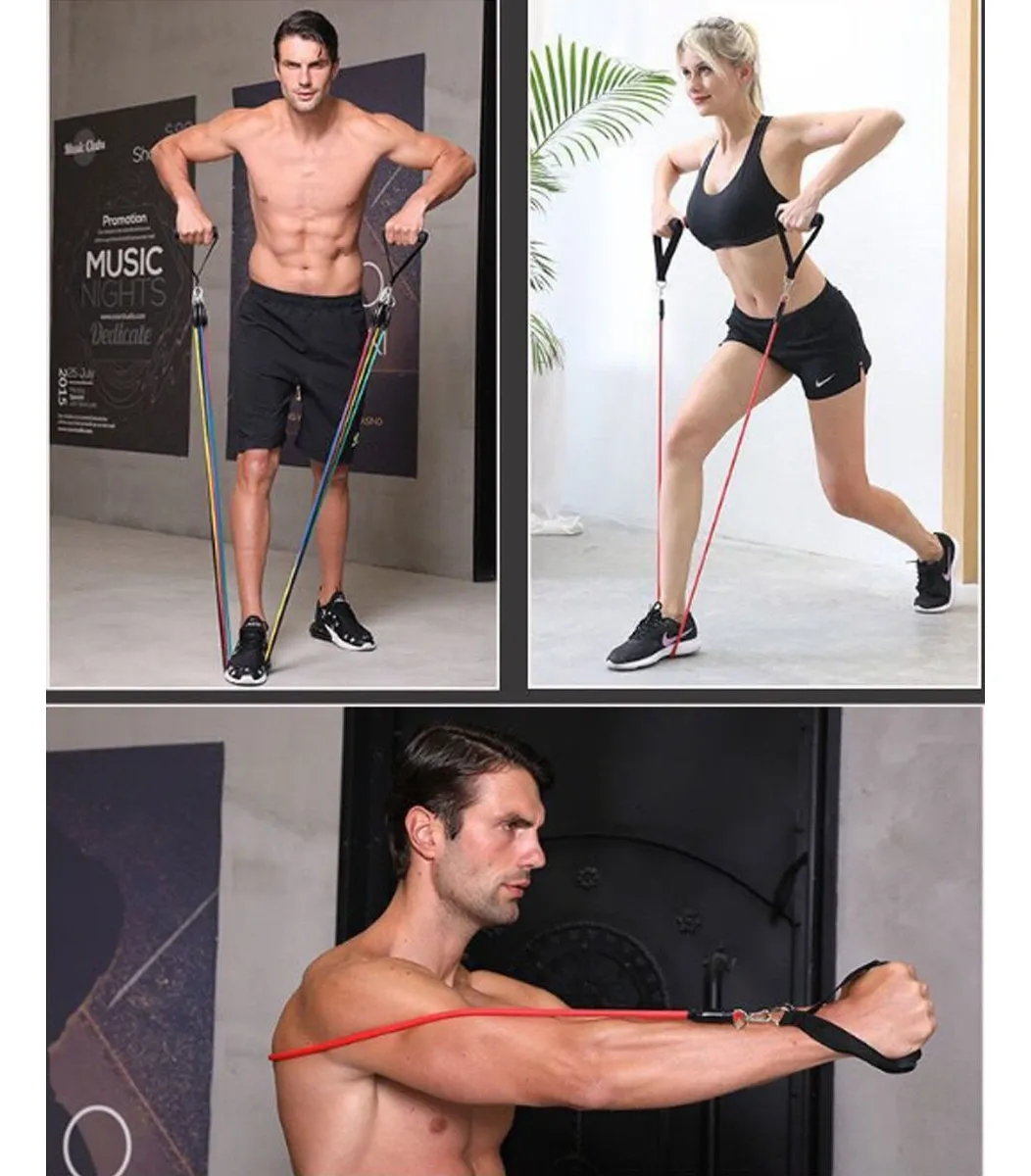 Miniatura 5 de Bandas De Resistencia Fitness Kit De5und