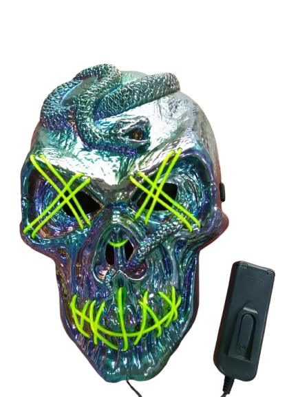 Miniatura 3 de Máscara LED Calavera Tornasol