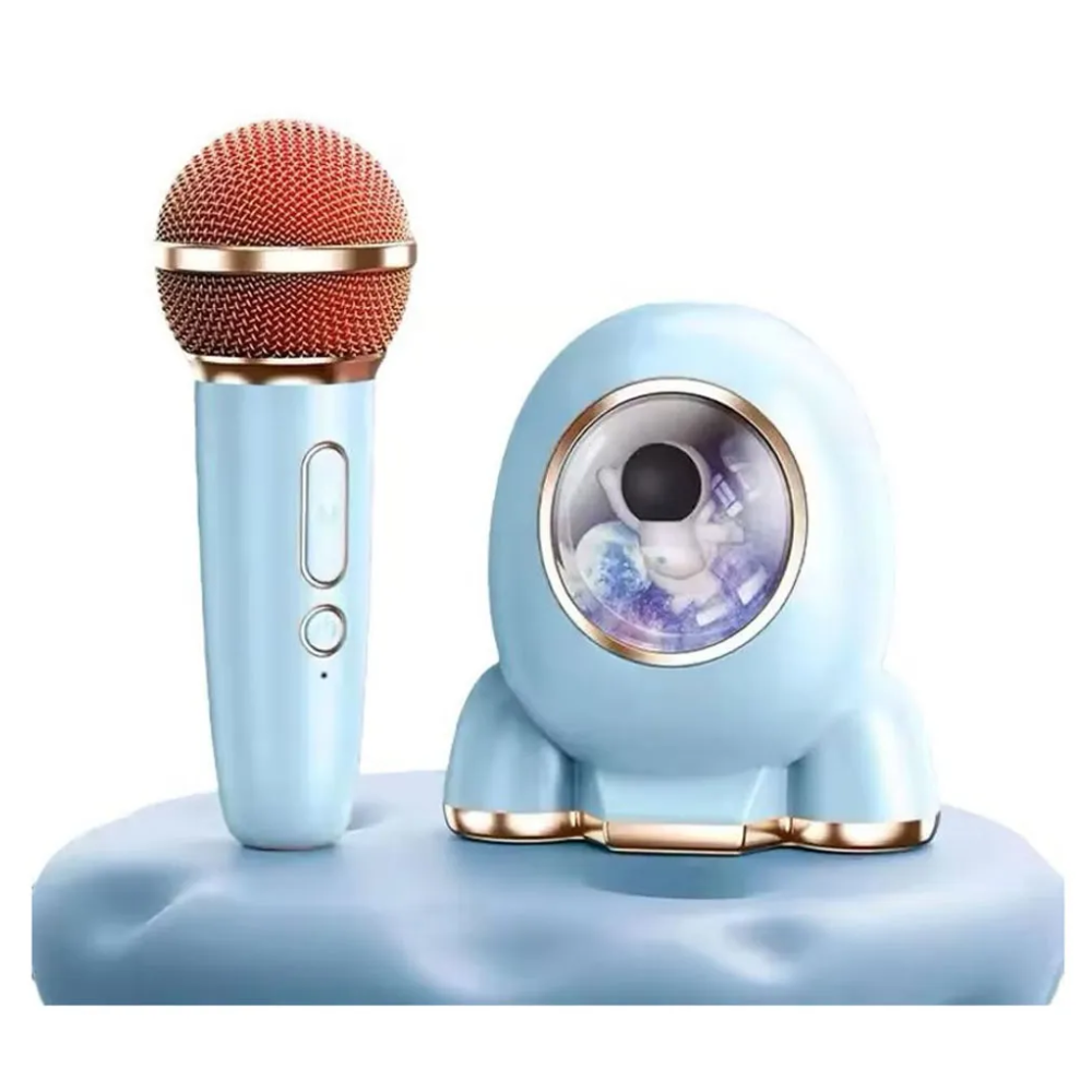 ¡Parlante Karaoke RGB Astronauta! 🎤🌈