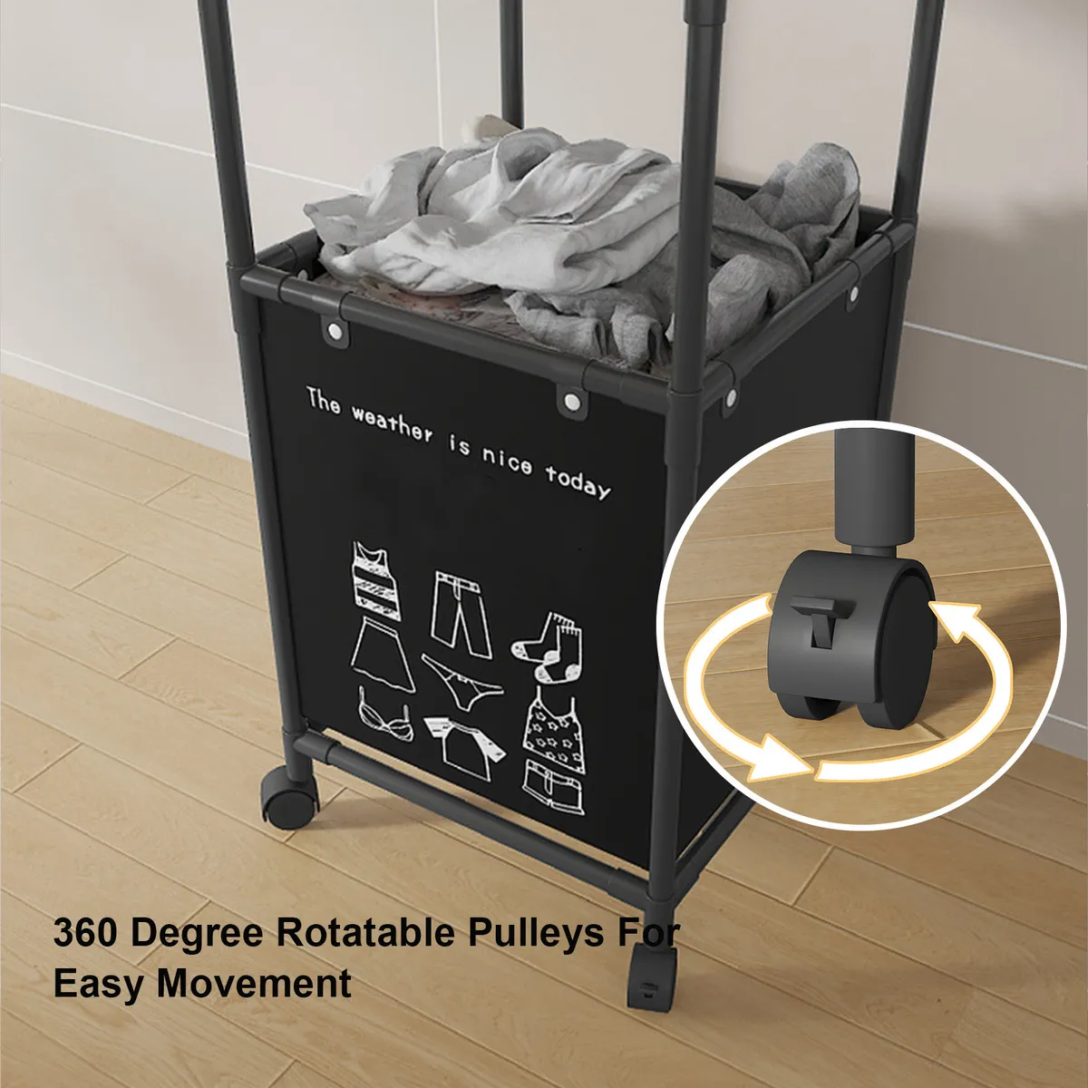 Miniatura 2 de Estante Almacenamiento Cesto Ropa Sucia