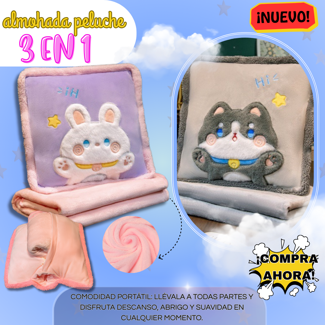 Almohada con Cobija Guardable DISEÑO