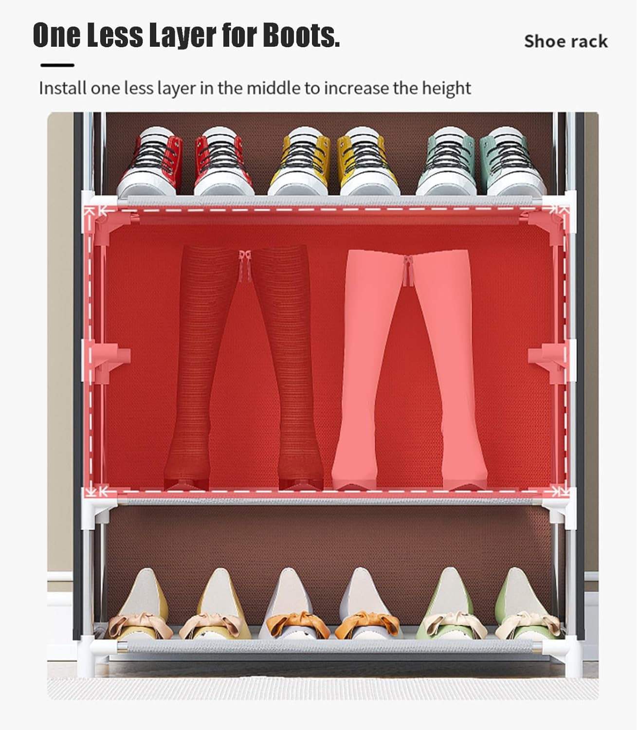 Miniatura 2 de Zapatero Organizador de 10 niveles