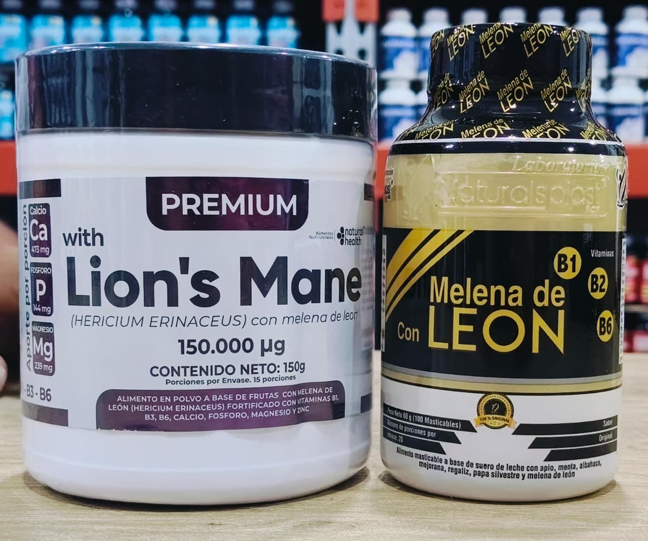 MELENA LEON POLVO + MELENA X 100 CAP