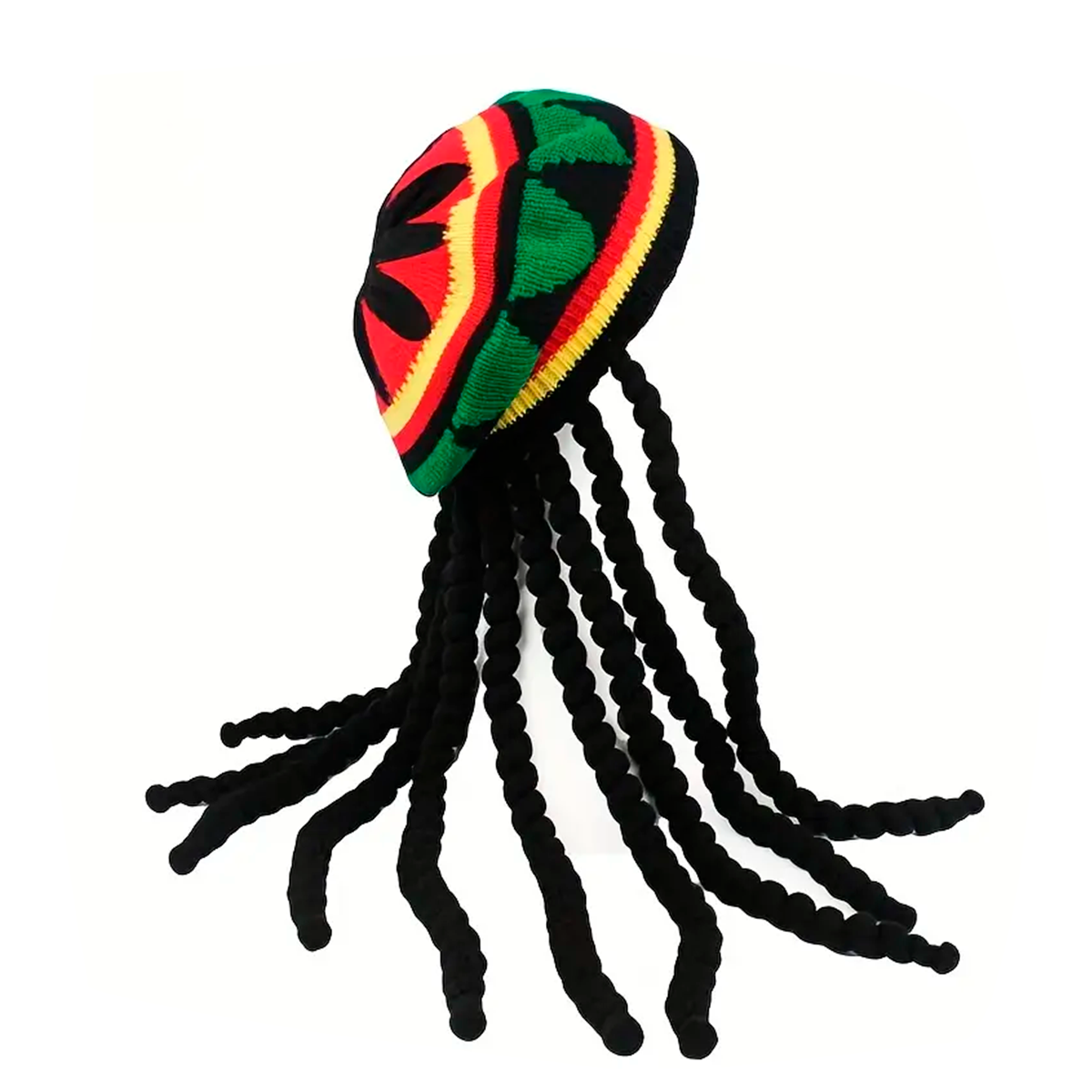 Miniatura 5 de Sombrero Reggae con Rastas MA-110