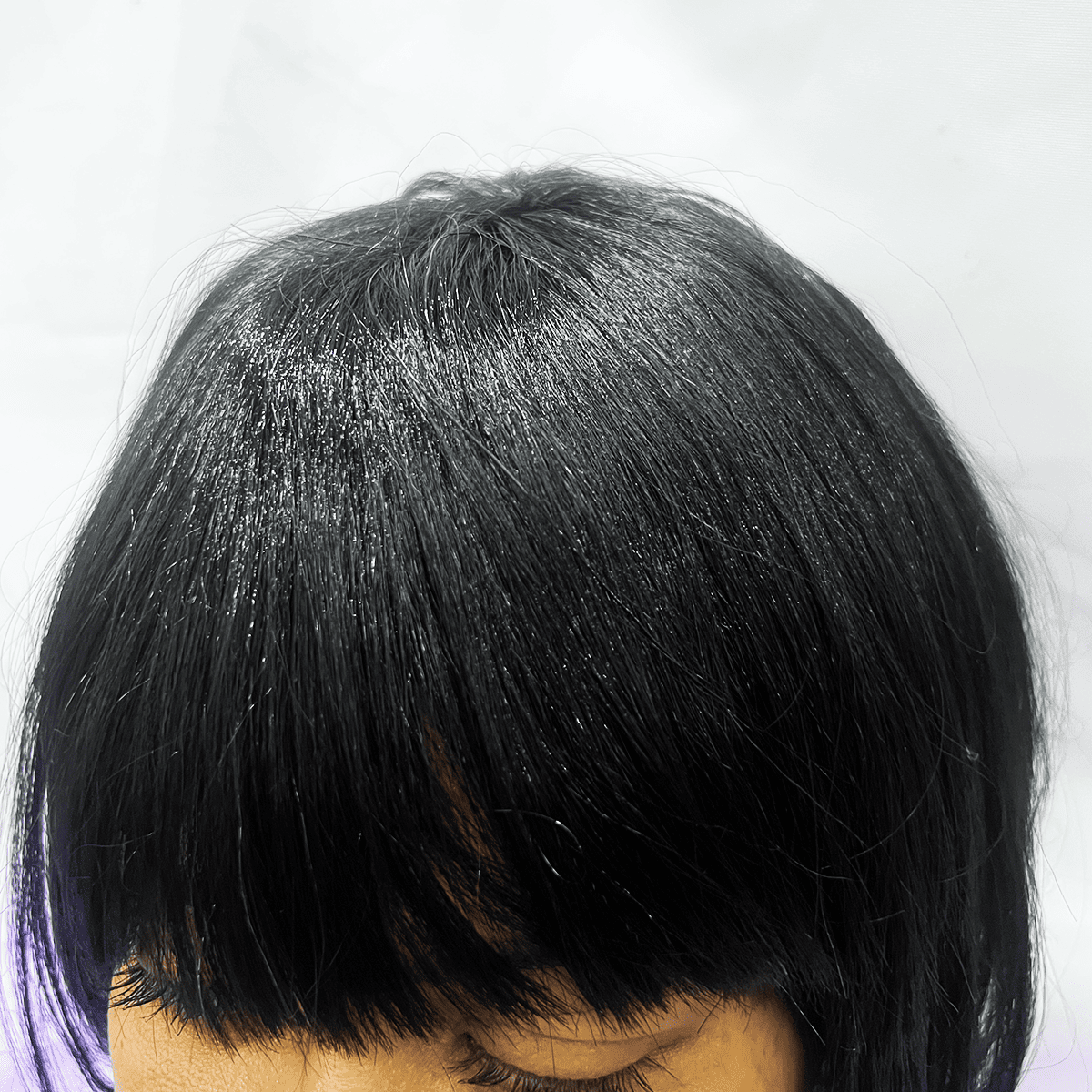 Miniatura 2 de Peluca Corta Con Flequillo KL1027-40 - Color: Fucsia