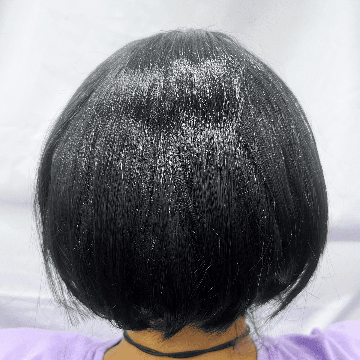 Miniatura 3 de Peluca Corta Con Flequillo KL1027-40 - Color: Fucsia