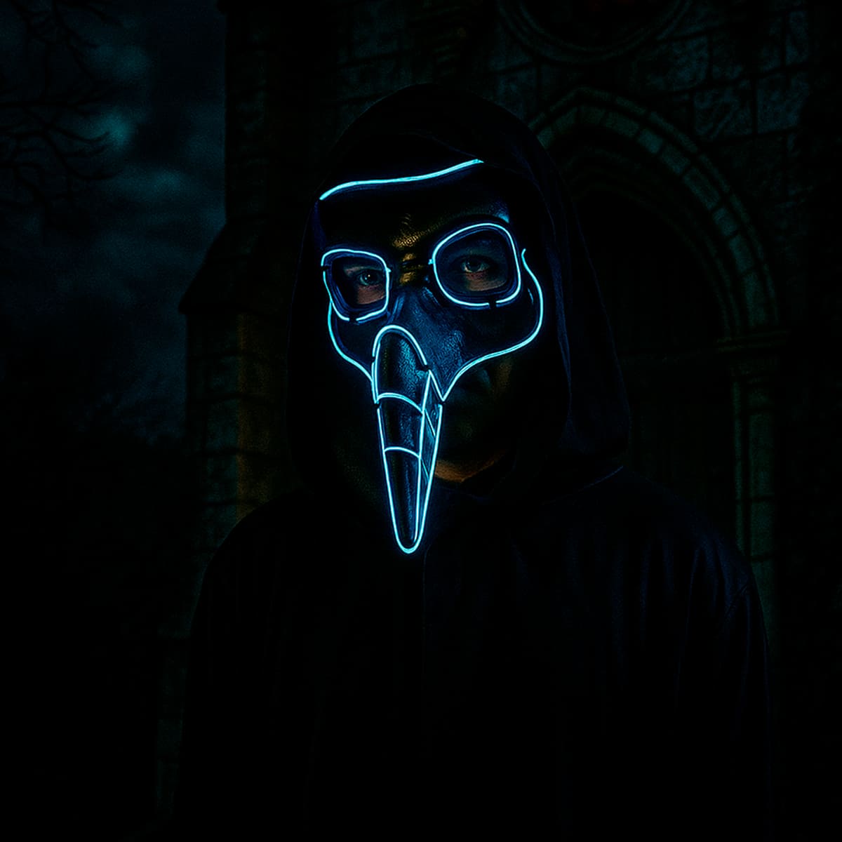 Miniatura 8 de Mascara Doctor Plaga LED  OF-1424-1