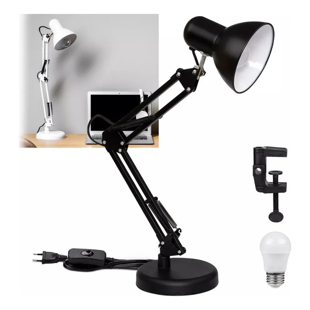 Miniatura 4 de Lámpara Plegable Con Base Y Abrazadera