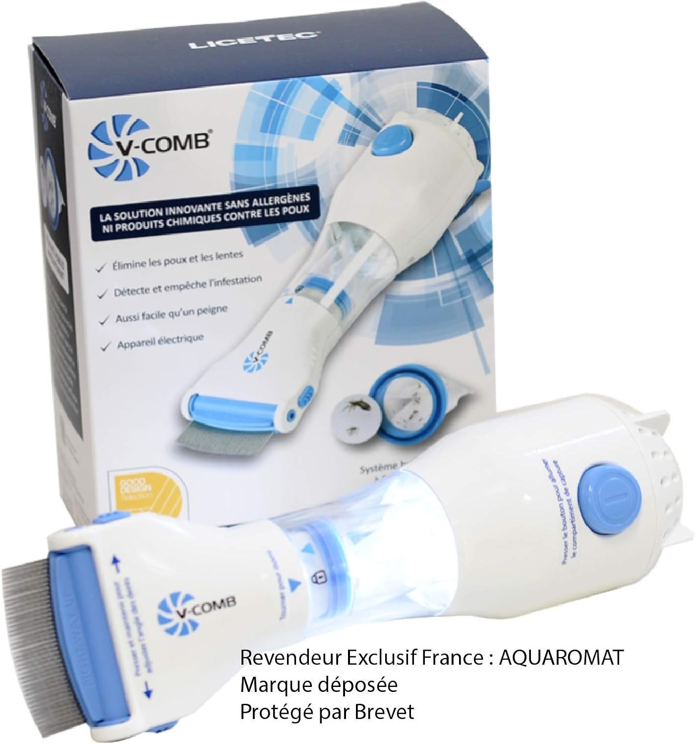 Miniatura 2 de Peine Eléctrico Saca Piojos