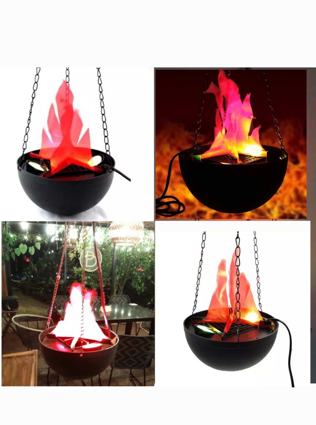 Miniatura 5 de HOGUERA DECORATIVA ARTIFICIAL