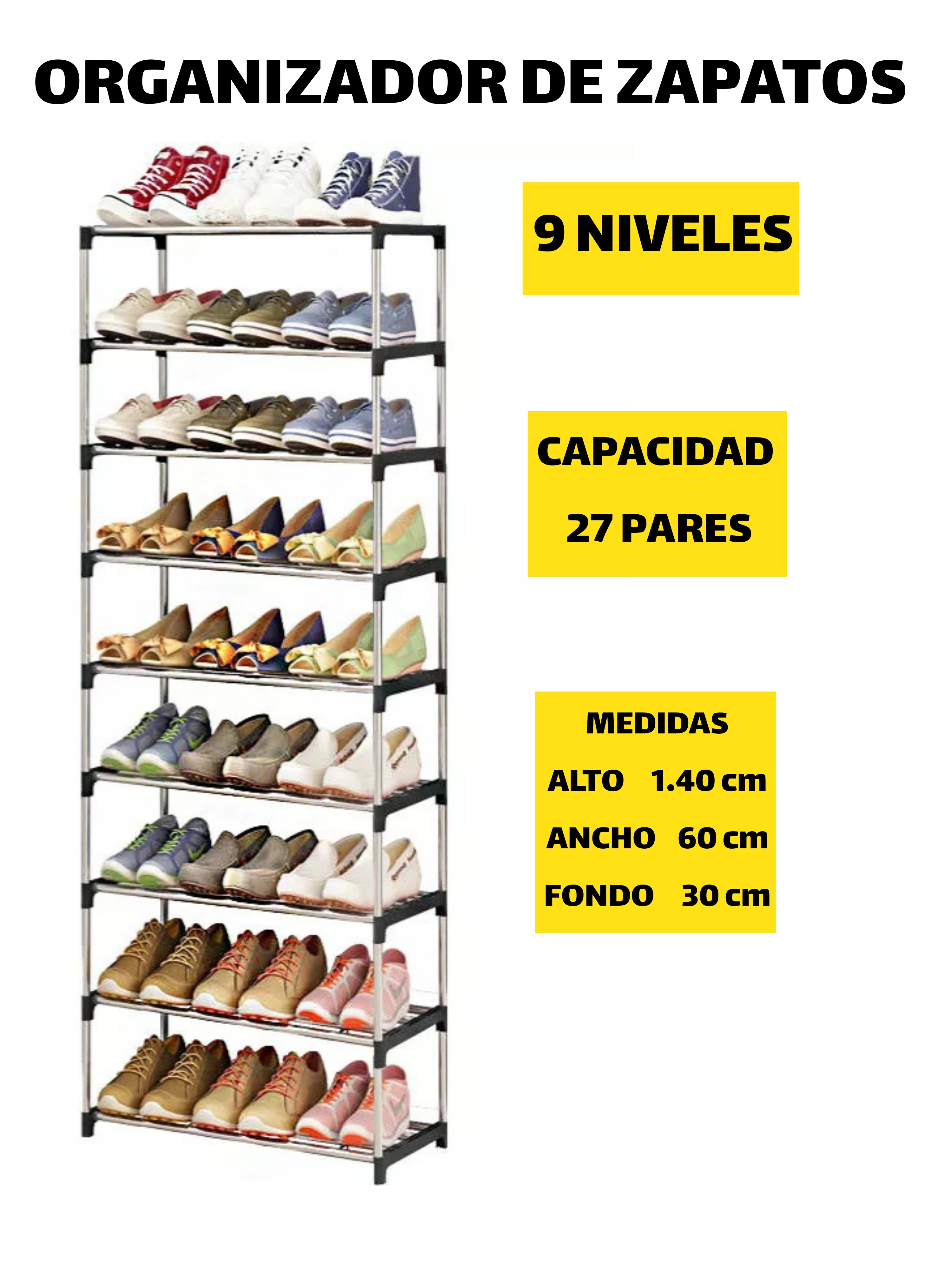 Miniatura 2 de ORGANIZADOR ZAPATOS 27 PARES