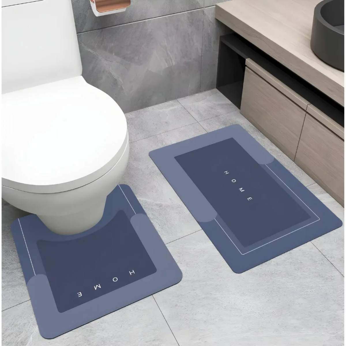 Tapete Dúo Absorbente Antideslizante