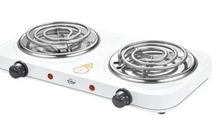 Estufa eléctrica 2 puestos