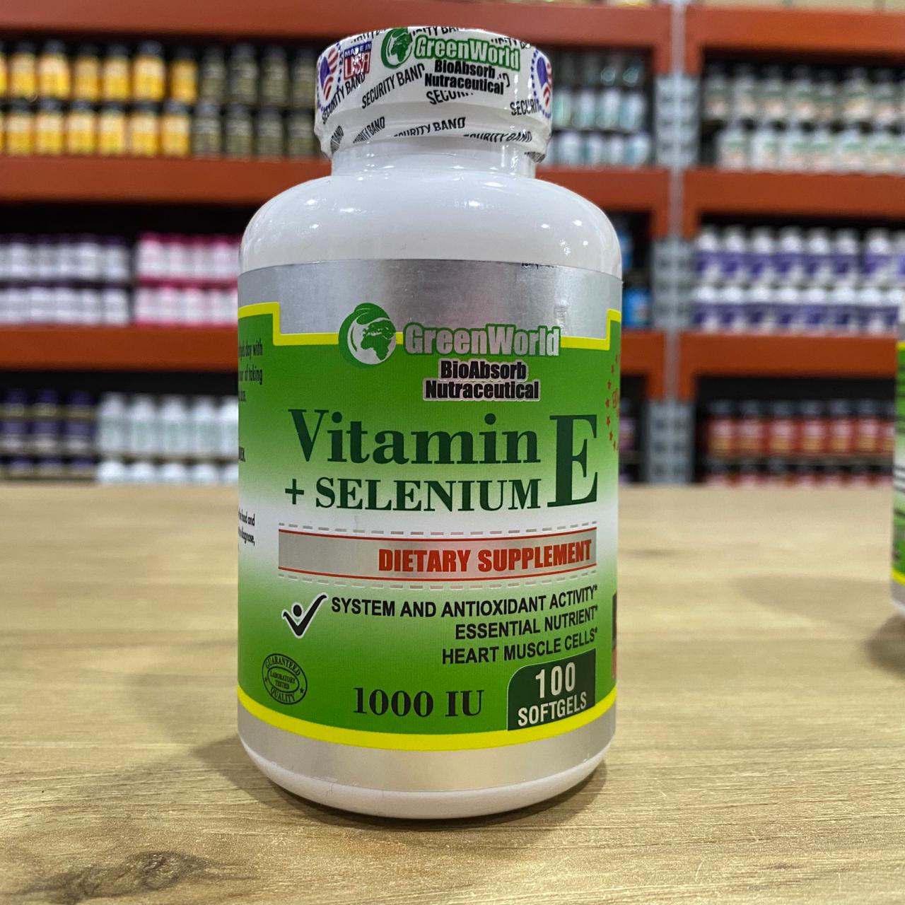 Miniatura 1 de Vitamina E+Selenium GreenWorld x 1 und