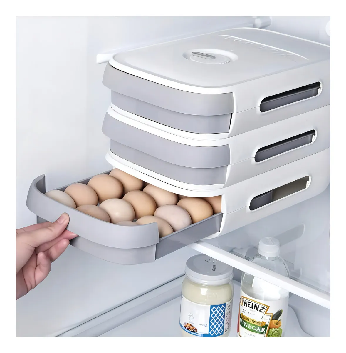 Miniatura 3 de ORGANIZADOR DE HUEVOS CON CONTADOR