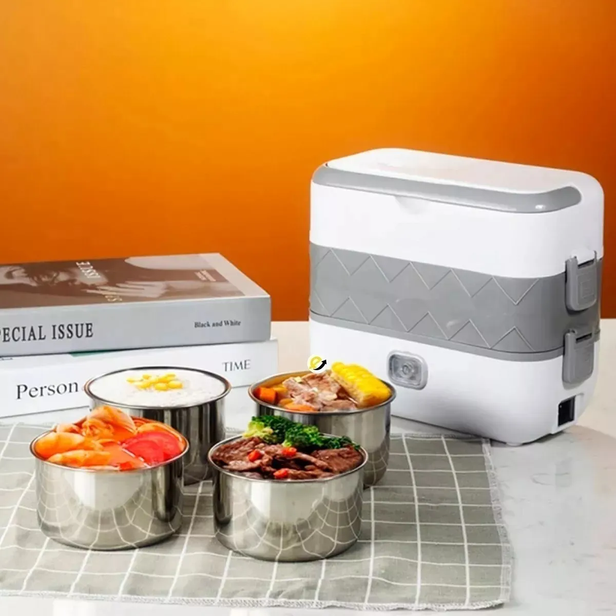 Miniatura 4 de PORTA COMIDA ELECTRICO 4 PIEZAS