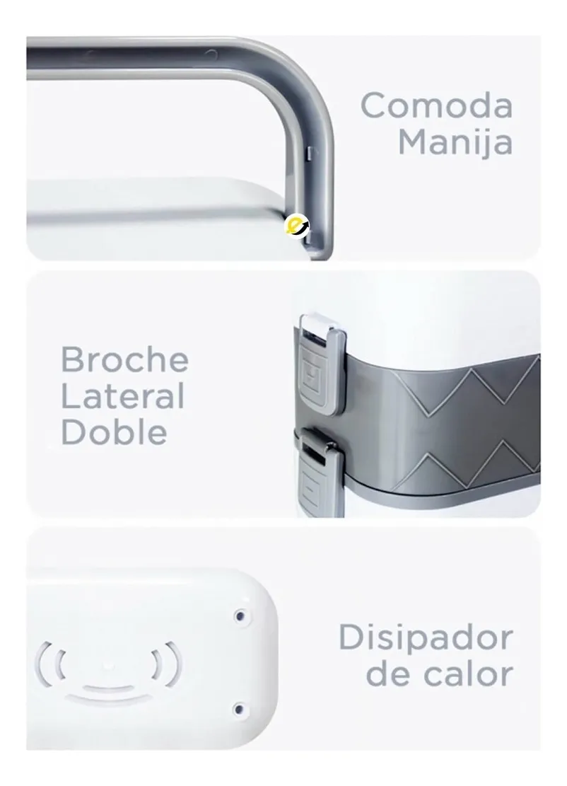 PORTA COMIDA ELECTRICO 4 PIEZAS