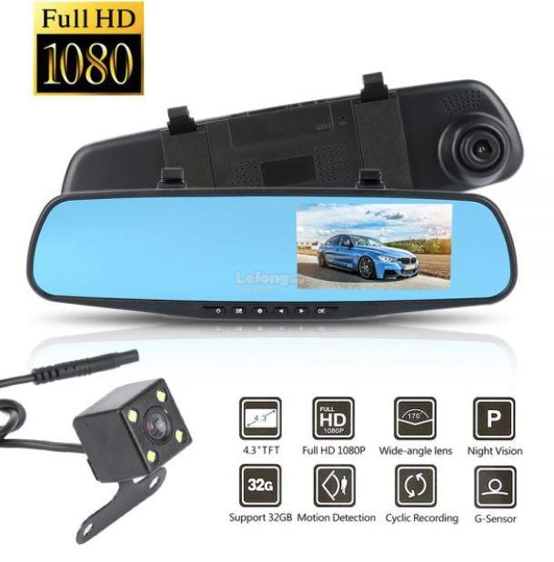 Miniatura 3 de Espejo Retrovisor Doble Camara Carro