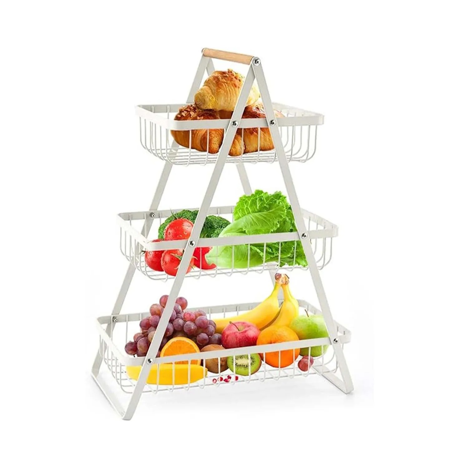 Frutero 3 niveles triangular