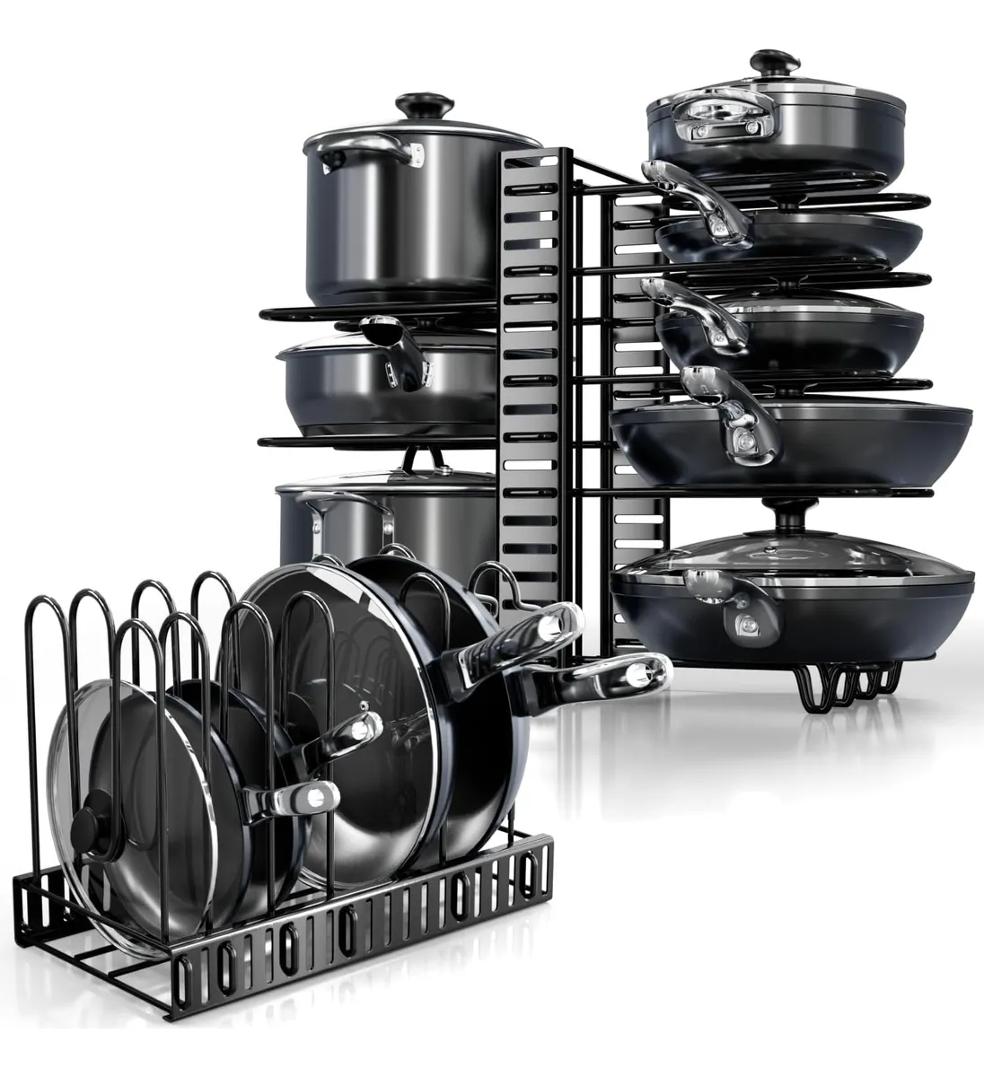 ORGANIZADOR DE TAPAS Y SARTENES