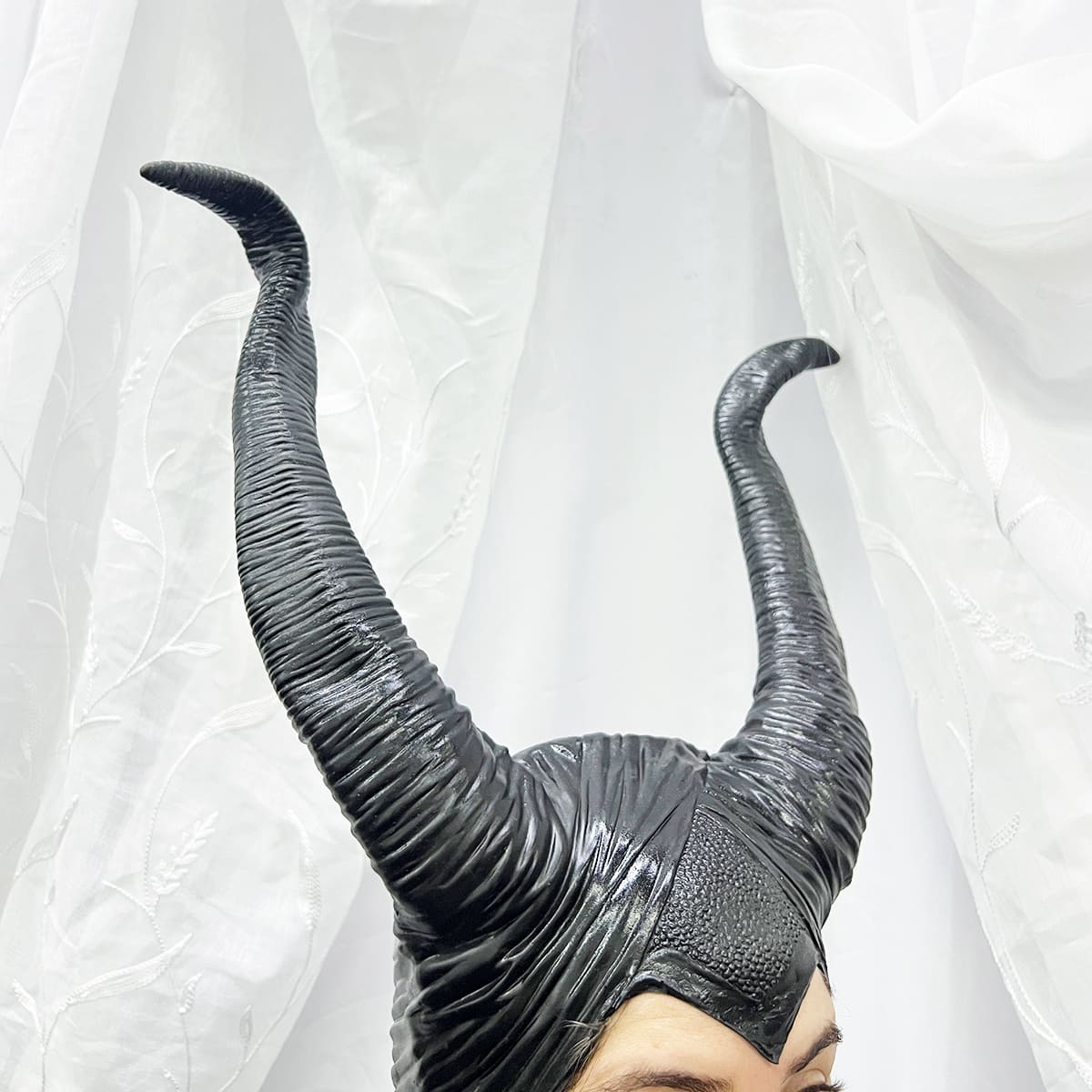 Miniatura 4 de Cuernos Latex Disfraz Malefica OF-1450